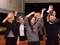 Gala Przyjaciele Schroniska na Paluchu  Warszawa, 18 stycznia 2018 r. Okęcka Sala Widowiskowa. Gala "Przyjaciele Schroniska na Paluchu". : schronisko na paluchu, przyjaciele schroniska na paluchu, okęcka sala widowiskowa, maciej orłoś, henryk strzelczyk, kasia moś, tvp 3 warszawa, carrefour, kocie sprawy, dog & sport, cztery łapy