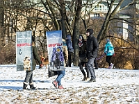 Adoptuj Warszawiaka  Akcja mająca na celu propagowanie adopcji psów i kotów. Organizator - Schronisko dla Bezdomnych Zwierząt na Paluchu w Warszawie. Park Szczęścliwicki, 24 lutego 2018 r. : adopcja psów, adopcja kotów, schronisko na paluchu, park szczęśliwicki, adoptuj warszawiak, henryk strzelczyk, magda migdał