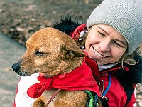 Adoptuj Warszawiaka  Warszawa, Park Skaryszewski, 24 lutego 2019 r. Wydarzenie promujące wśród mieszkańców Warszawy adopcję bezdomnych zwierząt. : na paluchu, adoptuj warszawiaka, bezdomne zwierzęta, park skaryszewski, schonisko dla zwierząt.