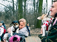 Adoptuj Warszawiaka  Warszawa, Park Skaryszewski, 24 lutego 2019 r. Wydarzenie promujące wśród mieszkańców Warszawy adopcję bezdomnych zwierząt. : na paluchu, adoptuj warszawiaka, bezdomne zwierzęta, park skaryszewski, schonisko dla zwierząt.