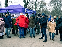 Adoptuj Warszawiaka  Warszawa, Park Skaryszewski, 24 lutego 2019 r. Wydarzenie promujące wśród mieszkańców Warszawy adopcję bezdomnych zwierząt. : na paluchu, adoptuj warszawiaka, bezdomne zwierzęta, park skaryszewski, schonisko dla zwierząt.