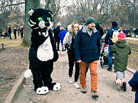 Adoptuj Warszawiaka  Warszawa, Park Skaryszewski, 24 lutego 2019 r. Wydarzenie promujące wśród mieszkańców Warszawy adopcję bezdomnych zwierząt. : na paluchu, adoptuj warszawiaka, bezdomne zwierzęta, park skaryszewski, schonisko dla zwierząt.