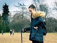 Adoptuj Warszawiaka  Warszawa, Park Skaryszewski, 24 lutego 2019 r. Wydarzenie promujące wśród mieszkańców Warszawy adopcję bezdomnych zwierząt. : na paluchu, adoptuj warszawiaka, bezdomne zwierzęta, park skaryszewski, schonisko dla zwierząt.