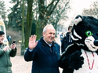 Adoptuj Warszawiaka  Warszawa, Park Skaryszewski, 24 lutego 2019 r. Wydarzenie promujące wśród mieszkańców Warszawy adopcję bezdomnych zwierząt. : na paluchu, adoptuj warszawiaka, bezdomne zwierzęta, park skaryszewski, schonisko dla zwierząt.