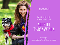Adoptuj Warszawiaka  Kolejne wydarzenie promujące adopcję zwierząt zorganizowane przez pracowików i wolontariuszy Schroniska dla Bezdomnych Zwierząt "Na Paluchu".  Park Miejski w Piasecznie, 21 lipca 2019 r. : park miejski, piaseczno, na paluchu, schronisko dla zwierząt, adoptuj warszawiaka