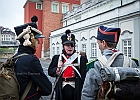 Pałac Pod Blachą  Warszawa, 16 lutego 2013 r. Pałac pod Blachą. Zdjęcia z inscenizacji upamiętniającej powrotu wojsk polskich z kampanii 1812 (powrót Orłów) imprezy rekonstrukcyjnej zorganizowanej przez Stowarzyszenie 2 Pułku Piechoty Księstwa Warszawskiego. : Pałac Pod Blachą, pałac, Zamek Królewski, Warszawa, wojsko napoleońskie, inscenizacja, pokój sypialny, kancelaria wojenna, westybul główny, kancelaria sztabowa, dziedziniec zamkowy, salon, medal, sypialnia księcia, westybul głowny, schody pałacowe, dziedziniec pałacowy, warta, żołnierz, żołnierze, Księstwo Warszawskie, 2 pułk piechoty Księstwa Warszawskiego
